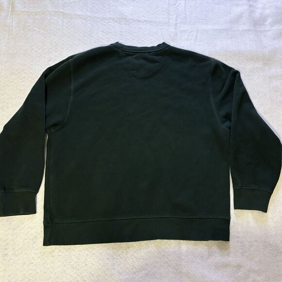 IZOD Green Crewneck Sweatshirt Embroidered Logo Mens XL - Picture 8 of 10